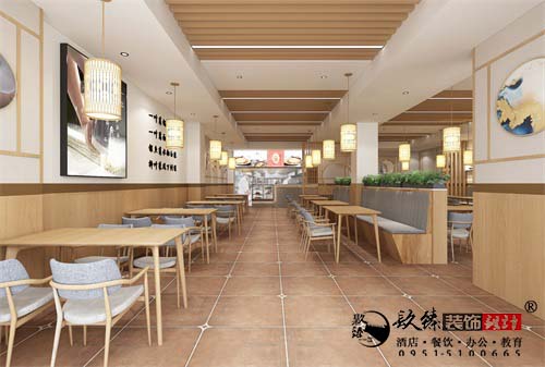中卫谷味轩餐厅设计方案鉴赏|中卫餐厅设计装修公司推荐
