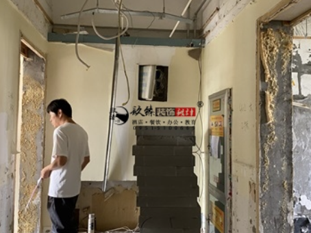 中卫装修公司推荐|中卫望樾办公室改造设计装修现场勘察