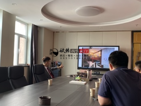 中卫装修公司|中卫汇聚办公楼设计装修初版方案沟通