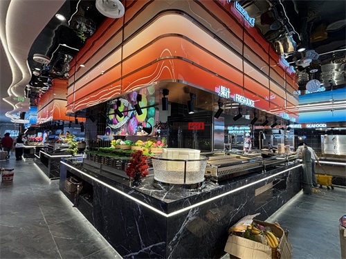 中卫自助餐厅装修设计项目|镹臻设计