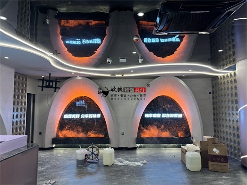 中卫自助餐厅装修设计项目|镹臻设计