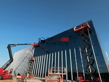 中卫装修公司推荐|中卫宏远1500 平米办公楼展厅装修施工进度