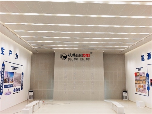 中卫办公楼展厅装修设计项目|镹臻设计